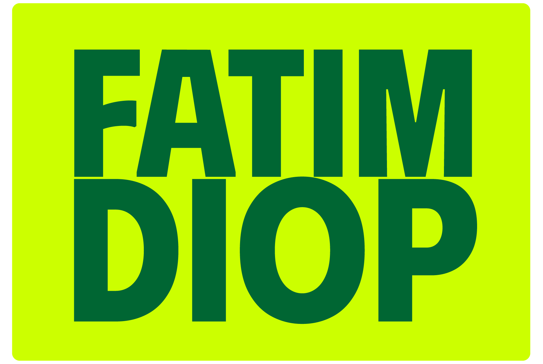 PORTFOLIO de Fatim DIOP